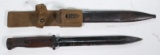 WWII K98 bayonet with tropical frog matching numbers S/155G