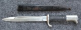 WWII German Army KS98 short bayonet unmarked