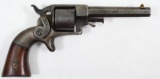 Allen & Wheelock, Side Hammer Model, .32 RF., BP Revolver, brl length 4