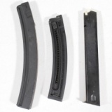 lot of 3 asstd magazines H&K MP5 SP89 9mm &  22LR 30 & 22 rd capacity and a Cobray 9mm 30 rd mag.