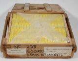 1,600 rounds Norinco .223 Rem. yellow box brass reloadable cases,