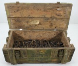 wooden ammo chest with Smith &
