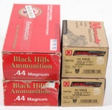 (4) boxes 44 Mag., (2) Hornady LEVER