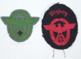 German Police and Fire Police (Wegberg) patches