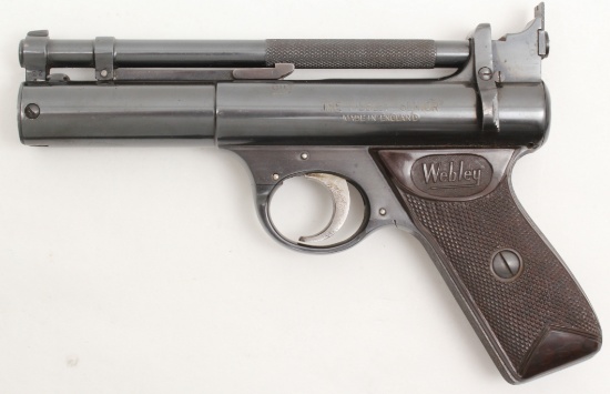 *Webley & Scott, "SENIOR" model, .22 cal, NSN, air pistol,