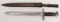 U.S. Model 1892 Krag Jorgensen rifle bayonet dated 1901 with an 11.5