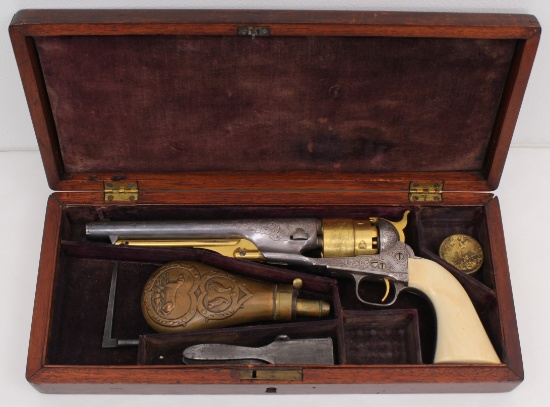 *Cased Colt, Engraved 1860 Army,  .44 cal