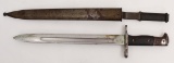 U.S. Model 1892 Krag Jorgensen rifle bayonet dated 1901 with an 11.5