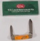 Case twin blade Baby Butterbean BN SR No. 03947 Persimmon original box knife 62132 SS
