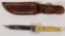 1939 New York World's Fair fixed blade knife by Colonial Providence RI having approx. 2