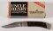 Schrade Cutlery Uncle Henry LB5 Smokey Lockback single blade folding knife in original box.