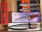 lot of (5) boxed knives to include (2) BUD-K T620 throwing knives, (1) BUD-K 