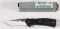 Gerber No. 22-08453 Vector fine edge 340 single blade folding knife in original box,