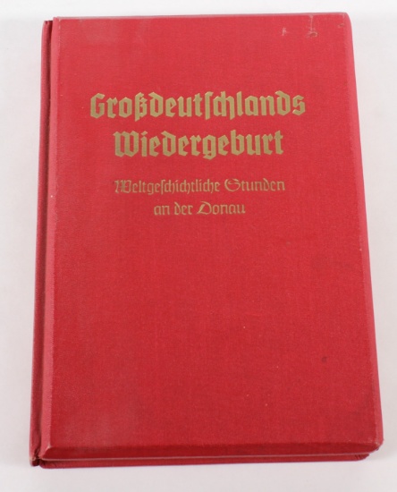 WWII German stereo viewer book of Grossdeutsch wiedergeburt