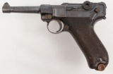 Erfurt, Unit Marked P.08 Luger, 9 mm, s/n 778a, pistol, brl length 4