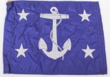 US Secretary of the Navy car flag