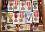 (23) mostly WWII US Army reissue medals