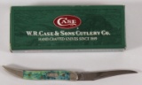 Case single blade Toothpick Texas SM BN SM 610096 SS No. 02675 Peack Appa original box knife.