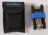 Benchmade knife sharpener multi tool with belt pouch