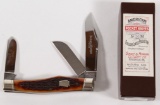 Schatt & Morgan Cutlery Co. Limited Edition 1 of 100 three blade Amber #043150/2006 knife