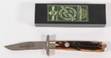 Queen Cutlery Co. Tool Steel #1L ACSB single blade folding knife in two piece box