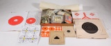 box lot of 100's of assorted paper targets and Pennsylvania hunting licenses for 1957-2000's