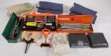 lot to include (8) shooter's sand bags, (2) shooter's rests, (3) cleaning kits and accessories