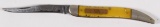 KA-BAR Texas Toothpick single blade folding knife with approximately 3.75