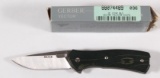 Gerber No. 22-08453 Vector fine edge 340 single blade folding knife in original box,