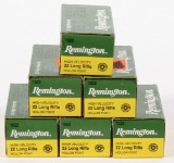 (6) boxes full Remington .22 Long Rifle High Velocity Hollow Point