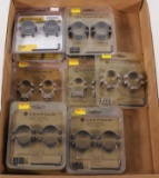 (11) Leupold mounts; (7) 52242 Dual Dovetail 30mm low rings (.650), (1) 52494 STD 30mm medium,