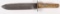 Sheffield England Rio Grande Camp knife, William Jackson Sheaf Island Works Sheffield, 13