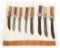 knife bedroll of Russell Green River Butcher cutlery and others, (8) total
