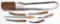 I Wilson knives with Green River steel butchers knife set in wooden transpo
