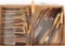 (25) pieces total mostly Russell Green River cutlery lot, Part of the Georg