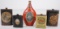 assorted lot of early gun powder tins, (5) total to include- Kentucky rifle