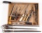 assorted lot of carving forks and sharpening steels, (16) total pieces. Par
