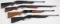 (4) assorted Air/CO2 rifles to include - Crosman Model 1077 with magazine, (