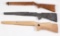 (3) rifle stocks to include - Ruger 10/22, walnut thumbhole unfinished stock