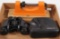 pair of Jason Model 1116F Mercury 7x35 binoculars and Lyman universal case