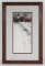 original watercolor painting of Canadian Geese at the covered bridge.  Sign
