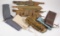 (3) takedown rifle cases and (6) extra long sleeves for muzzle loading long