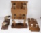 (4) gun rack hoof boards moose, elk & deer, UPS PACK & SHIP ONLY