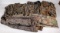 Cabela's Dry Plus camo jacket, Woolrich 2XL camo ants, Woolrich 3XL rugged