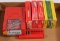 set of Hornady Custom Grade .243 Win reloading dies & approx. (100) fired b