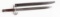 Japanese Arisaka Type 30 with hooked quillon marked with unknown manufactur