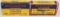 (2) reproduction boxes of .22 Savage loaded in .32 cases, both boxes full,