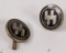 (2) SS WWII German Dagger pins/buttons