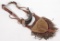 Quality reproduction powder horn and essentials bag by Tombstone Fox Trading Co. using buffalo hide