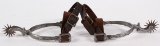 cast spurs, Part of the George Knapp collection previously on display at th